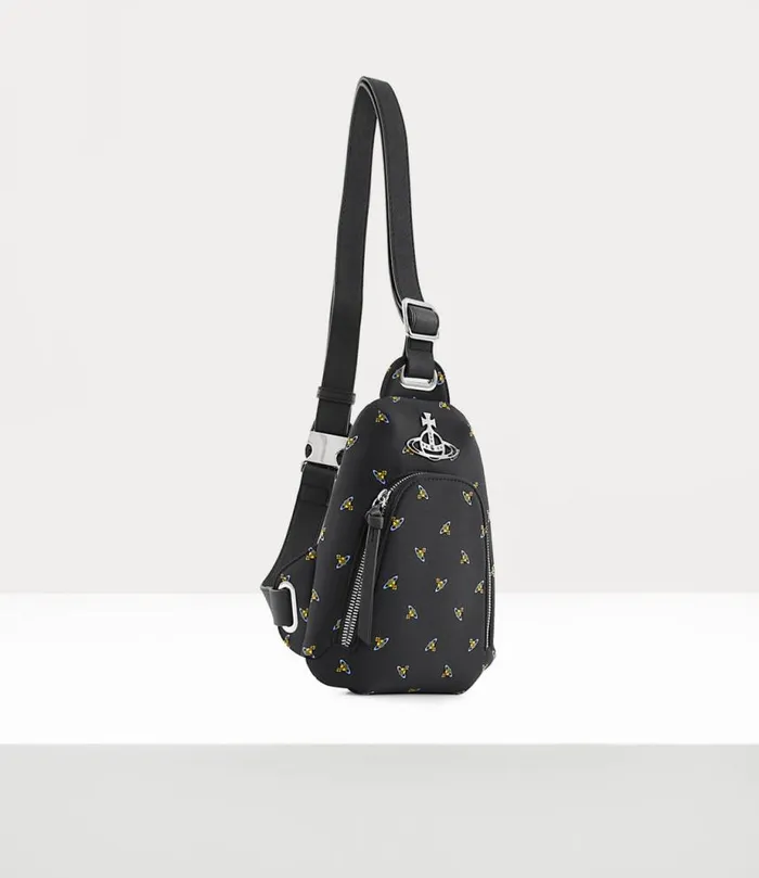 Men Sling Bag Blackbabyorbs Vivienne Westwood Crossbody Bags