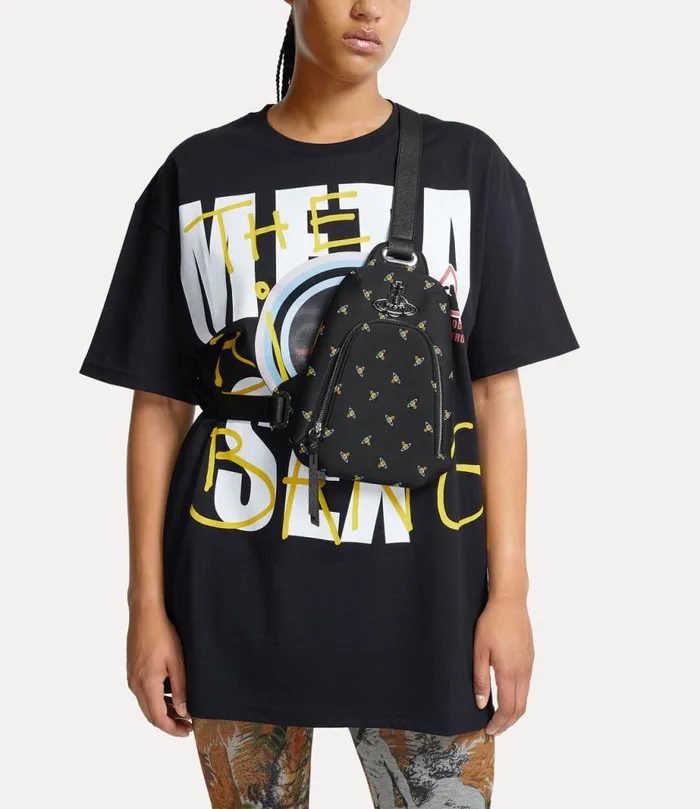 Men Sling Bag Blackbabyorbs Vivienne Westwood Crossbody Bags Men Sling Bag Blackbabyorbs Vivienne Westwood Crossbody Bags