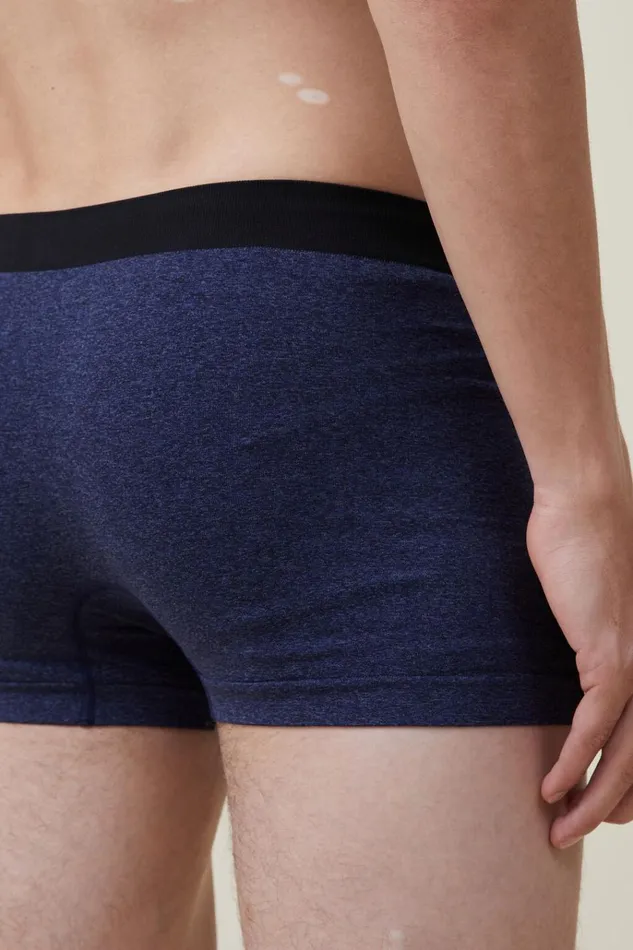 Men Socks and Underwear Cotton On Mens Seamless Trunks Navy Marleblack Men Socks and Underwear Cotton On Mens Seamless Trunks Navy Marleblack
