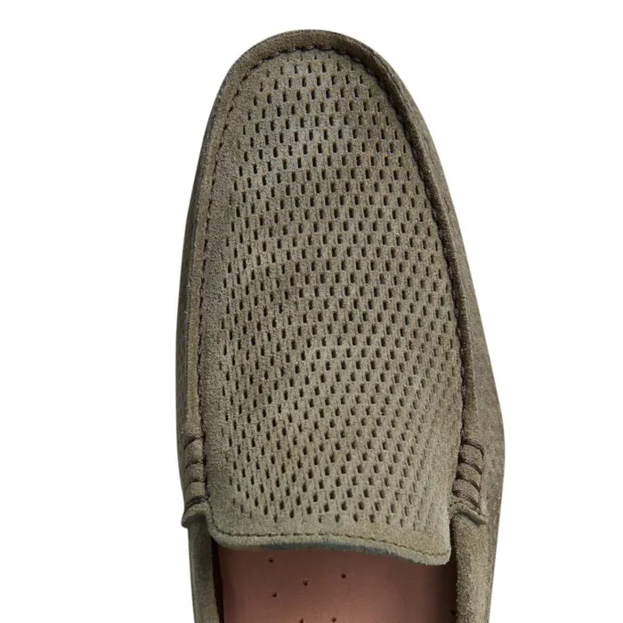 Men Suede Driver Loafer Seaweed Fratelli Rossetti Loafers Men Suede Driver Loafer Seaweed Fratelli Rossetti Loafers