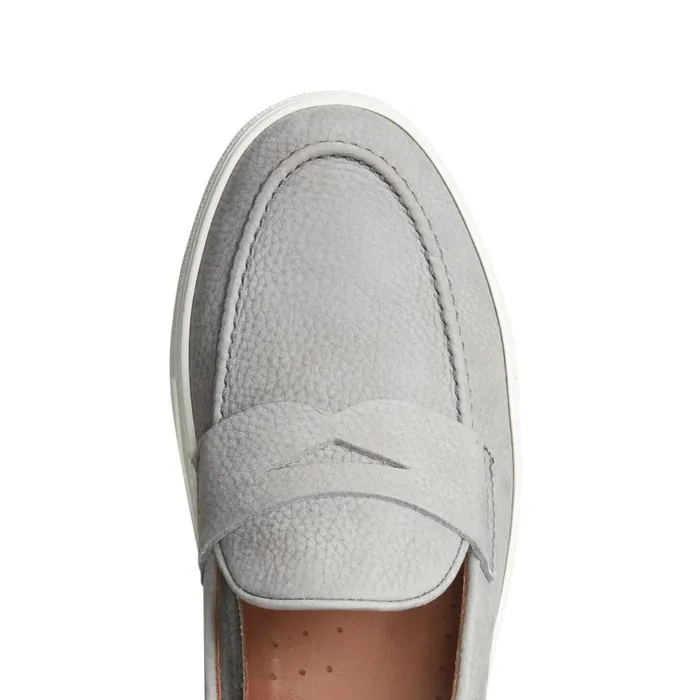 Men Suede Loafer Grey Fratelli Rossetti Loafers Men Suede Loafer Grey Fratelli Rossetti Loafers