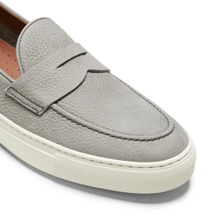 Men Suede Loafer Grey Fratelli Rossetti Loafers Men Suede Loafer Grey Fratelli Rossetti Loafers