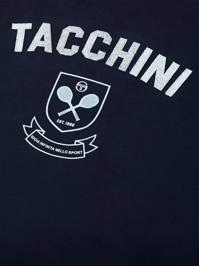 Men Sweatshirts And Hoodies Sergio Tacchini Varsita Crewneck Maritime Blue
