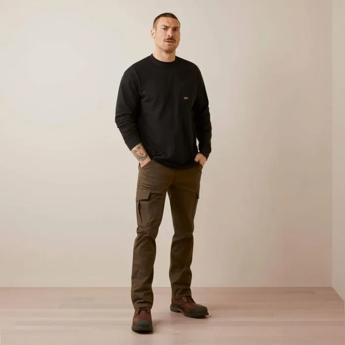 Men TShirts and Polos Ariat Rebar Cotton Strong Union City Black Men TShirts and Polos Ariat Rebar Cotton Strong Union City Black