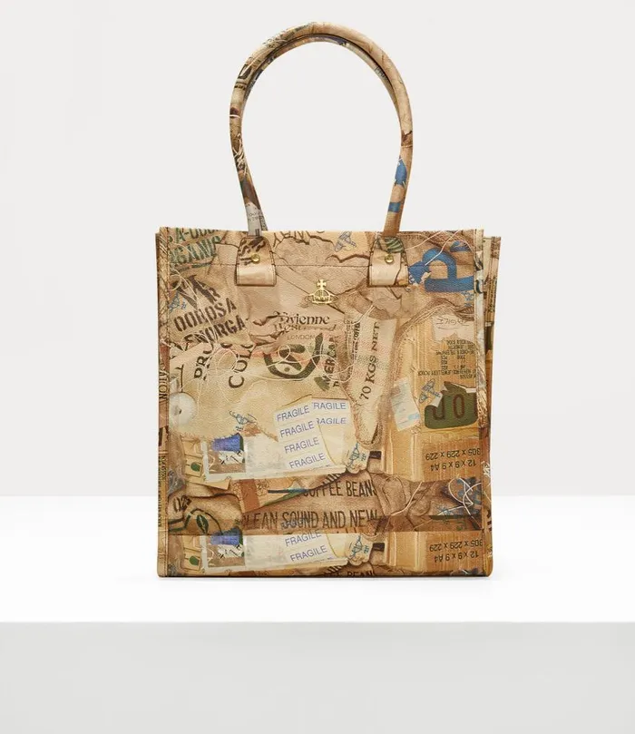 Men Teddy Tote Bag Rubbishprint Vivienne Westwood Tote Bags Men Teddy Tote Bag Rubbishprint Vivienne Westwood Tote Bags