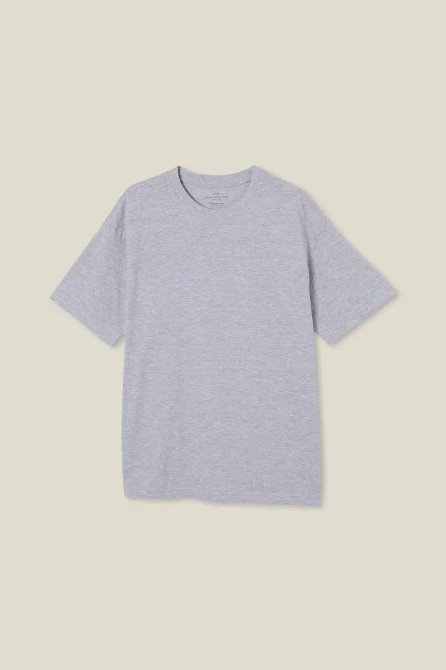 Men Tees and Tanks Cotton On Organic Loose Fit TShirt Light Grey Marle Men Tees and Tanks Cotton On Organic Loose Fit TShirt Light Grey Marle