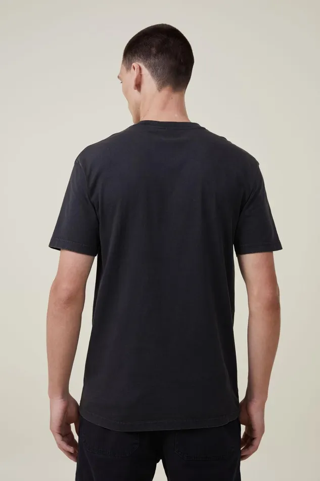 Men Tees and Tanks Cotton On Premium Loose Fit Music TShirt Lcn Led Washed Blackled Zeppelinicarus Logo Men Tees and Tanks Cotton On Premium Loose Fit Music TShirt Lcn Led Washed Blackled Zeppelinicarus Logo