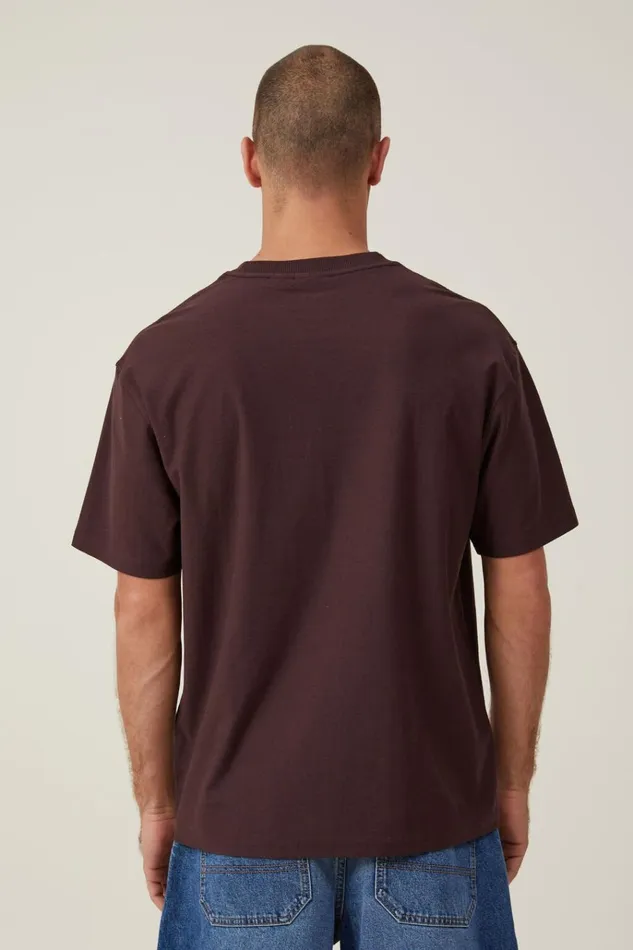 Men Tees and Tanks Cotton On Premium Loose Fit Music TShirt Lcn Mt Dark Oaknirvana 8211 Smiley Embroidery Men Tees and Tanks Cotton On Premium Loose Fit Music TShirt Lcn Mt Dark Oaknirvana 8211 Smiley Embroidery