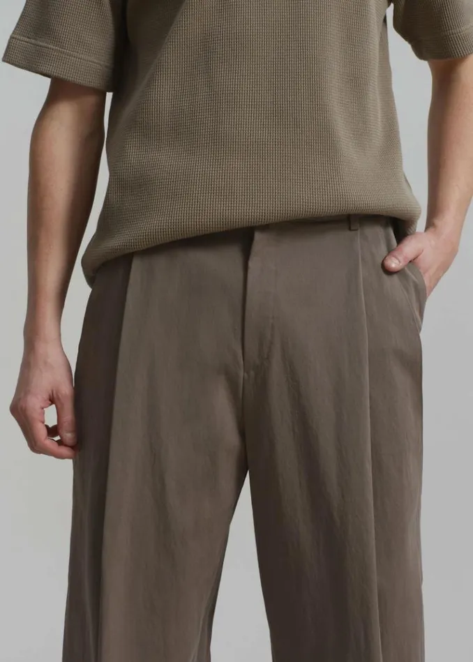 Men The Frankie Shop Brandon Trousers 8211 Brown Brown