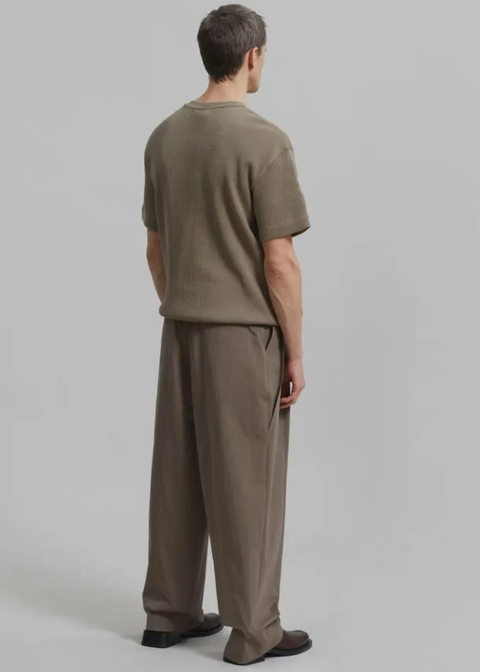 Men The Frankie Shop Brandon Trousers 8211 Brown Brown