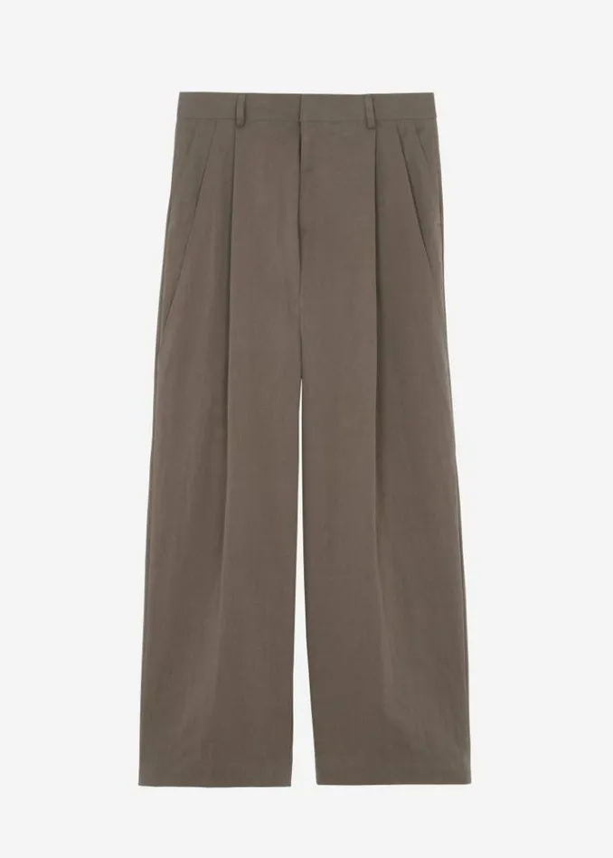 Men The Frankie Shop Brandon Trousers 8211 Brown Brown