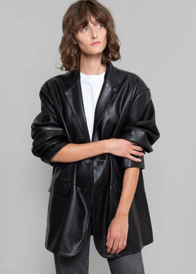 Men The Frankie Shop Olympia Blazer 8211 Black Black