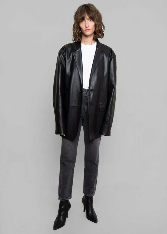 Men The Frankie Shop Olympia Blazer 8211 Black Black