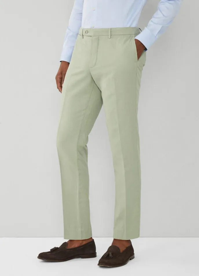 Men Trousers and Chinos Hackett London Kensington Slim Fit Chinos Seagrass Green