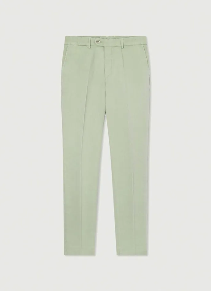 Men Trousers and Chinos Hackett London Kensington Slim Fit Chinos Seagrass Green