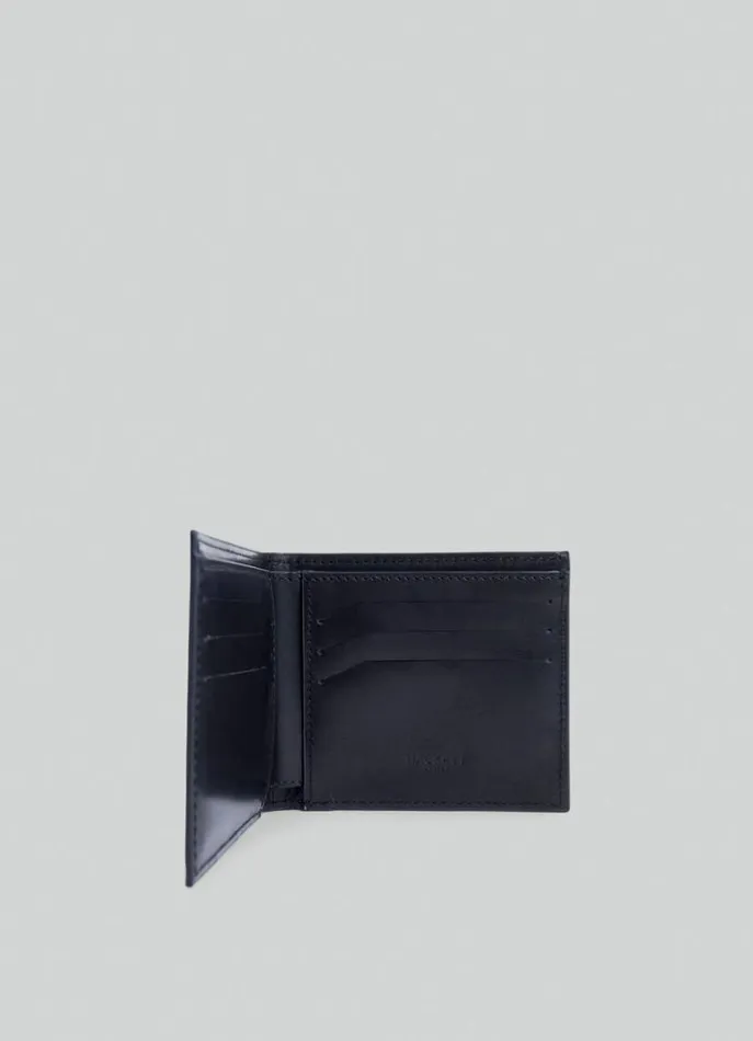 Men Wallets and Cardholders Hackett London BiFold Leather Wallet Black