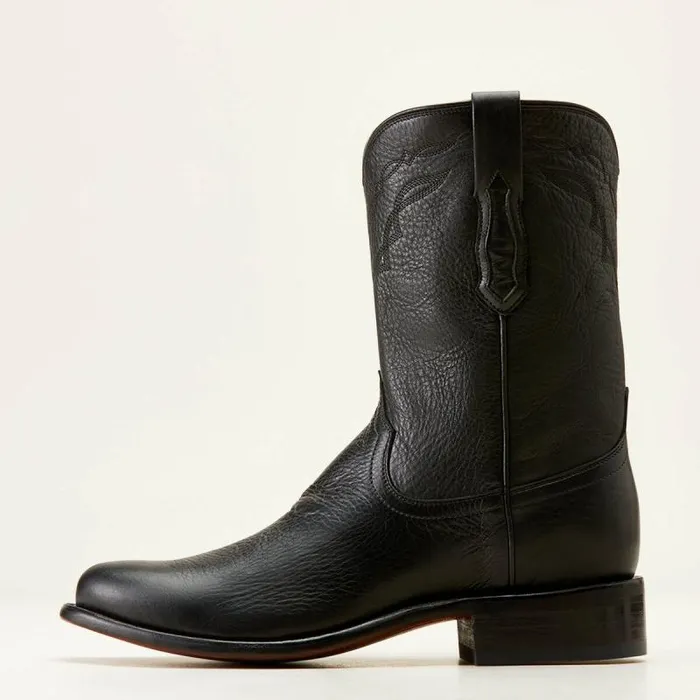 Men Western Boots Ariat Bench Made Clanton Western Boot Cool Black Bison