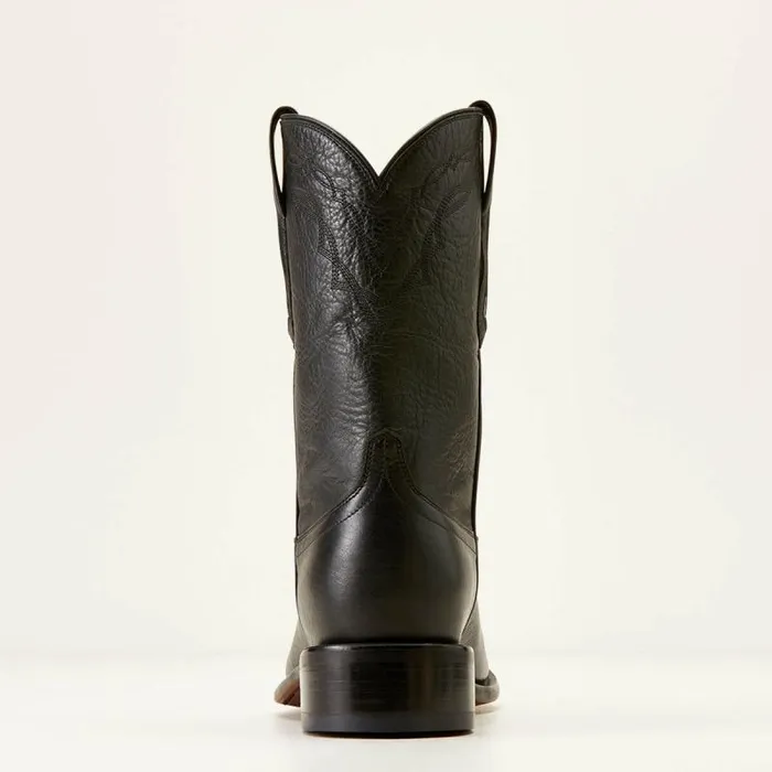 Men Western Boots Ariat Bench Made Clanton Western Boot Cool Black Bison