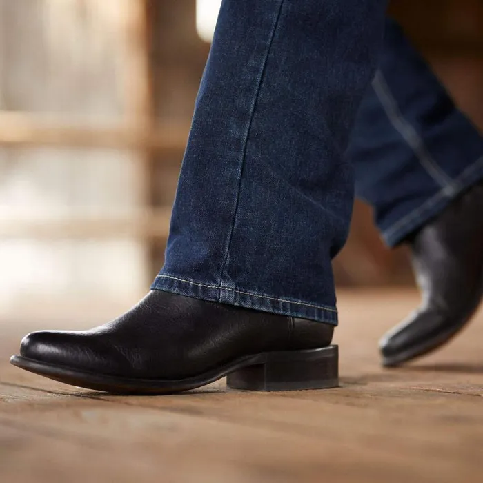 Men Western Boots Ariat Bench Made Clanton Western Boot Cool Black Bison