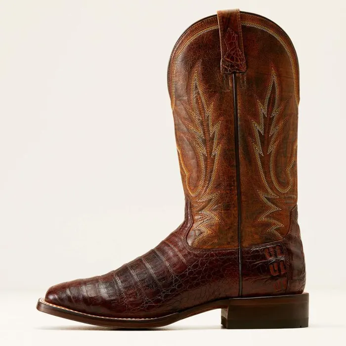 Men Western Boots Ariat Gunslinger Cowboy Boot Dark Amber Caiman Bellyhotfire Rust Men Western Boots Ariat Gunslinger Cowboy Boot Dark Amber Caiman Bellyhotfire Rust