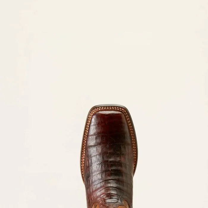Men Western Boots Ariat Gunslinger Cowboy Boot Dark Amber Caiman Bellyhotfire Rust Men Western Boots Ariat Gunslinger Cowboy Boot Dark Amber Caiman Bellyhotfire Rust