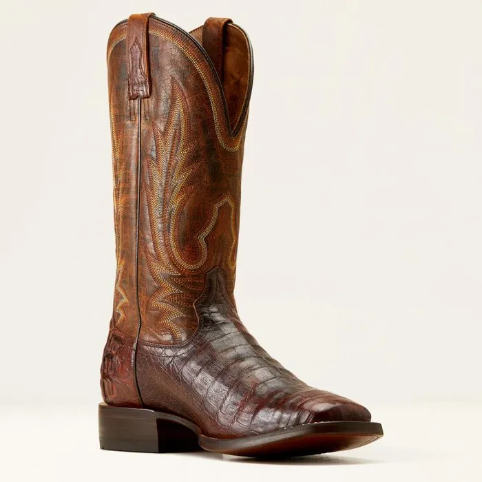 Men Western Boots Ariat Gunslinger Cowboy Boot Dark Amber Caiman Bellyhotfire Rust Men Western Boots Ariat Gunslinger Cowboy Boot Dark Amber Caiman Bellyhotfire Rust