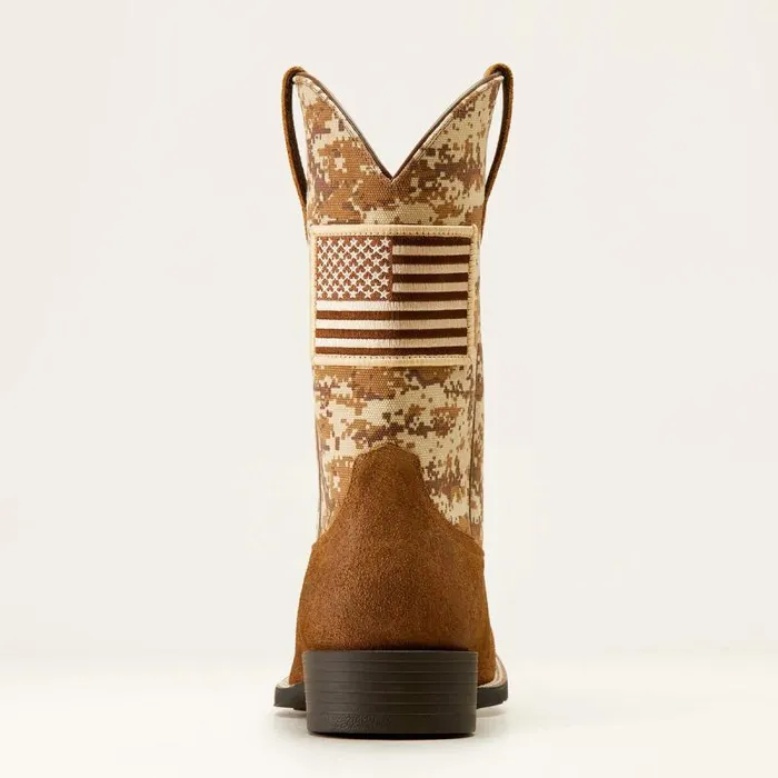 Men Western Boots Ariat Sport Patriot Boot Ariat Antique Mocha Suede Men Western Boots Ariat Sport Patriot Boot Ariat Antique Mocha Suede