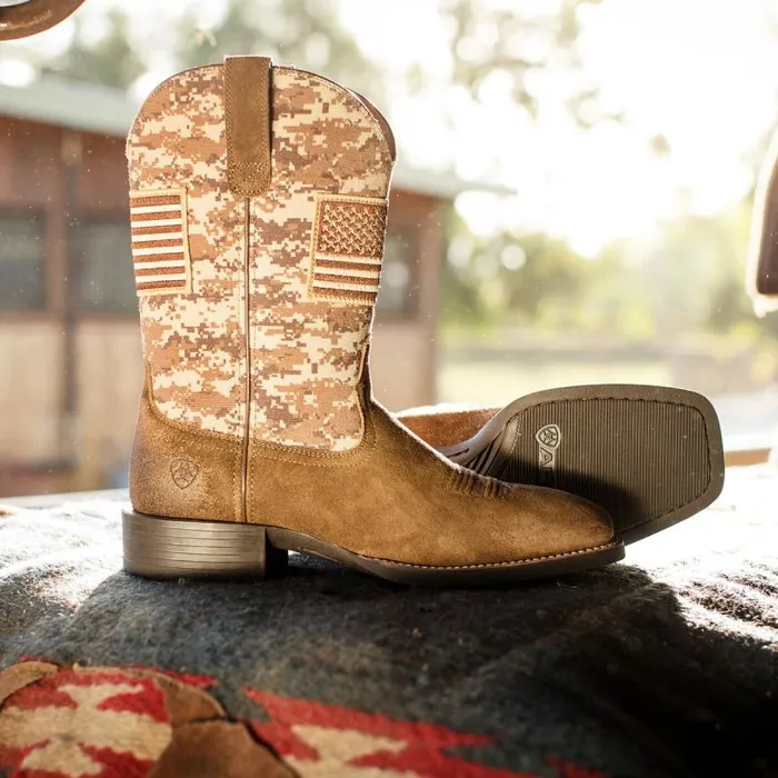 Men Western Boots Ariat Sport Patriot Boot Ariat Antique Mocha Suede Men Western Boots Ariat Sport Patriot Boot Ariat Antique Mocha Suede