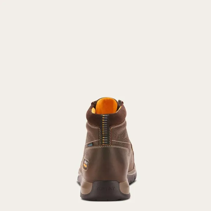 Men Work Boots Ariat Edge LTE Chukka Waterproof Composite Toe Work Boot Dark Brown Men Work Boots Ariat Edge LTE Chukka Waterproof Composite Toe Work Boot Dark Brown
