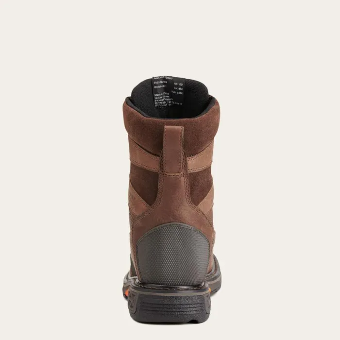 Men Work Boots Ariat OverDrive 8034 Wide Square Toe Waterproof Composite Toe Work Boot Chestnut Brown Men Work Boots Ariat OverDrive 8034 Wide Square Toe Waterproof Composite Toe Work Boot Chestnut Brown
