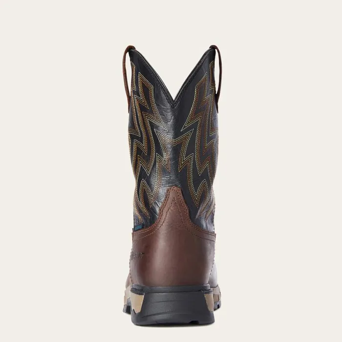 Men Work Boots Ariat Rebar Flex Western Waterproof Composite Toe Work Boot Dark Brown Men Work Boots Ariat Rebar Flex Western Waterproof Composite Toe Work Boot Dark Brown
