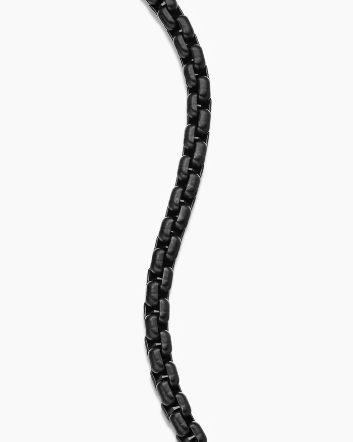 Mens Box Chain Bracelet In Stainless Steel With 14K Yellow Gold 5mm Men David Yurman Chain Mens Box Chain Bracelet In Stainless Steel With 14K Yellow Gold 5mm Men David Yurman Chain
