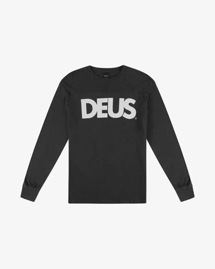 Mens Deus Ex Machina Classics All Caps Moto Jersey 8211 Black Black Mens Deus Ex Machina Classics All Caps Moto Jersey 8211 Black Black