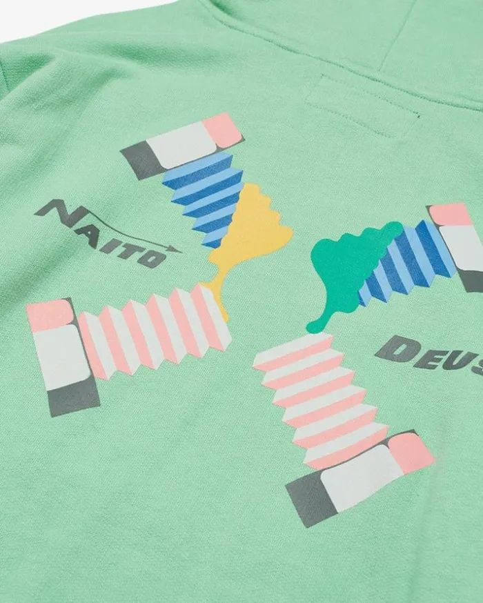 Mens Deus Ex Machina Hoodies and Sweaters Naito Quadrant Hoodie 8211 Mint Green Mint Green Mens Deus Ex Machina Hoodies and Sweaters Naito Quadrant Hoodie 8211 Mint Green Mint Green