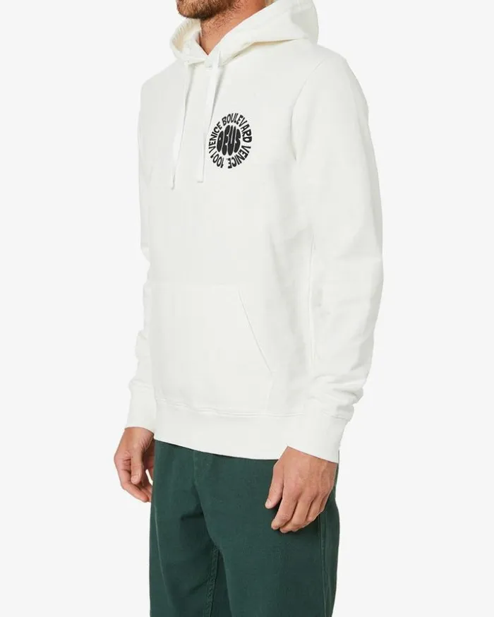 Mens Deus Ex Machina Hoodies and Sweaters Venice Surf Hoodie 8211 Vintage White Vintage White Mens Deus Ex Machina Hoodies and Sweaters Venice Surf Hoodie 8211 Vintage White Vintage White