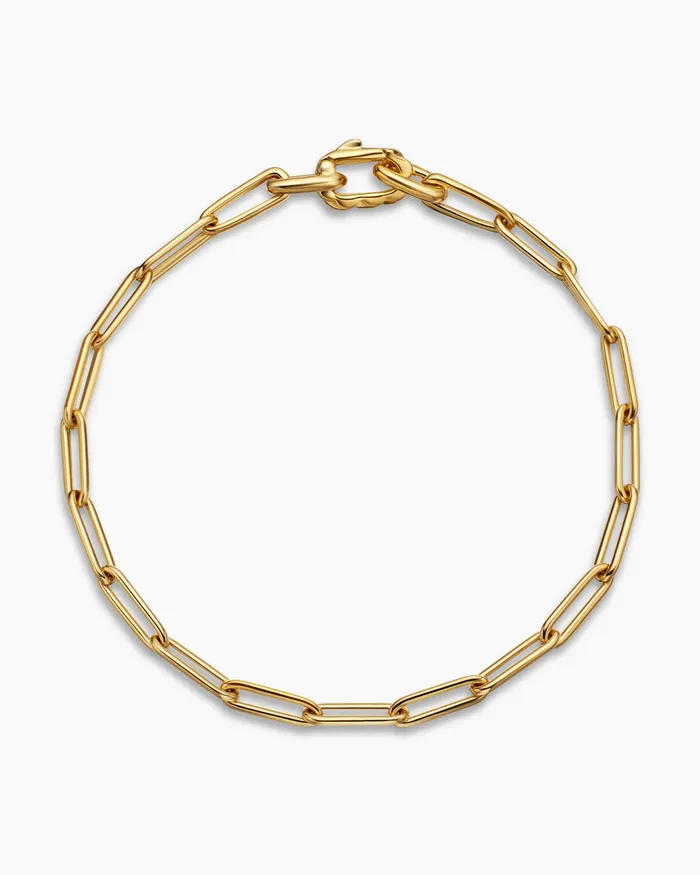 Mens Streamline Link Bracelet In 18K Yellow Gold 35mm Men David Yurman Chain Mens Streamline Link Bracelet In 18K Yellow Gold 35mm Men David Yurman Chain