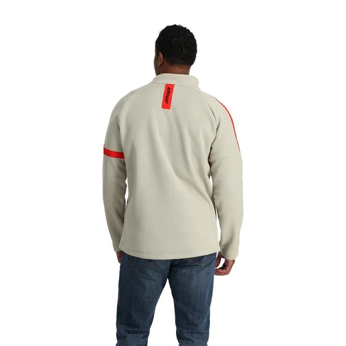 Mens Wengen Bandit Full Zip Sandstorm Spyder Fleece