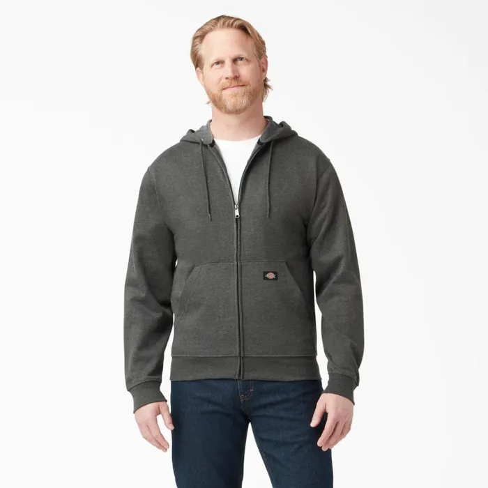 Midweight Fleece Zip Hoodie Dark Heather Gray Dark Heather Gray iyd Men Dickies Outerwear Midweight Fleece Zip Hoodie Dark Heather Gray Dark Heather Gray iyd Men Dickies Outerwear