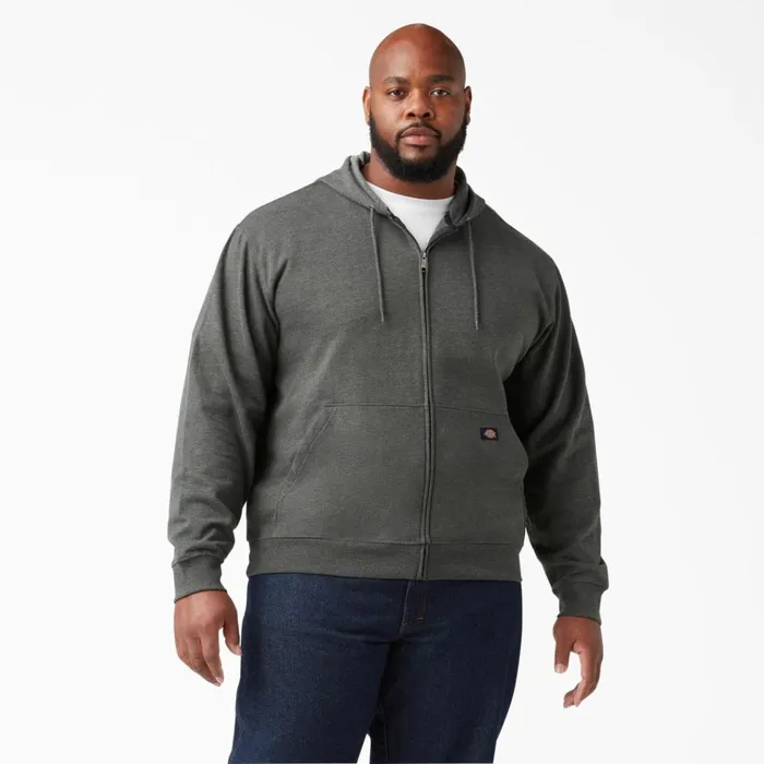 Midweight Fleece Zip Hoodie Dark Heather Gray Dark Heather Gray iyd Men Dickies Outerwear Midweight Fleece Zip Hoodie Dark Heather Gray Dark Heather Gray iyd Men Dickies Outerwear
