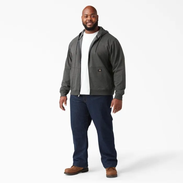 Midweight Fleece Zip Hoodie Dark Heather Gray Dark Heather Gray iyd Men Dickies Outerwear Midweight Fleece Zip Hoodie Dark Heather Gray Dark Heather Gray iyd Men Dickies Outerwear