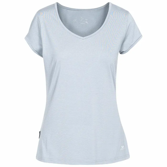Mirren Quick Dry Active TShirt Platinum Women Trespass Gym and Sports Tops