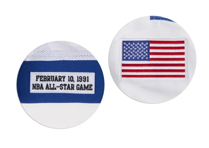 Mitchell and Ness 1991 Authentic Warm Up Jacket NBA AllStar Men Jackets and Outerwear Mitchell and Ness 1991 Authentic Warm Up Jacket NBA AllStar Men Jackets and Outerwear