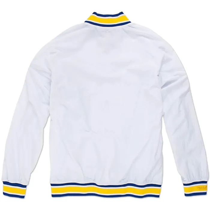Mitchell and Ness 199697 Authentic Warm Up Jacket Golden State Warriors Men Jackets and Outerwear Mitchell and Ness 199697 Authentic Warm Up Jacket Golden State Warriors Men Jackets and Outerwear