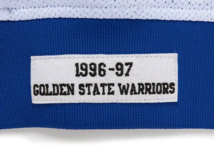 Mitchell and Ness 199697 Authentic Warm Up Jacket Golden State Warriors Men Jackets and Outerwear Mitchell and Ness 199697 Authentic Warm Up Jacket Golden State Warriors Men Jackets and Outerwear