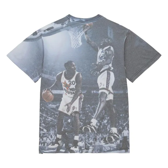 Mitchell and Ness Above The Rim Sublimated SS Tee Seattle Supersonics Men TShirts and Tops Mitchell and Ness Above The Rim Sublimated SS Tee Seattle Supersonics Men TShirts and Tops