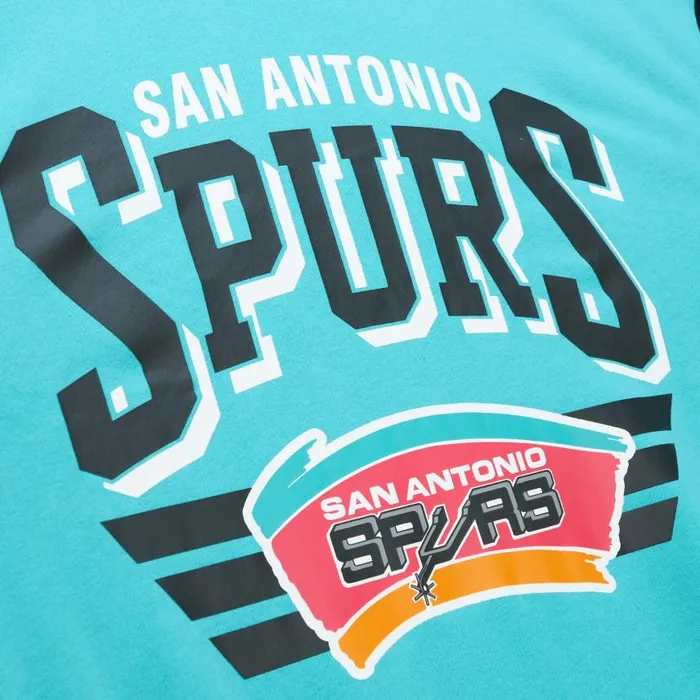 Mitchell and Ness All Over Crew 30 San Antonio Spurs Men Hoodies and Sweatshirts Mitchell and Ness All Over Crew 30 San Antonio Spurs Men Hoodies and Sweatshirts