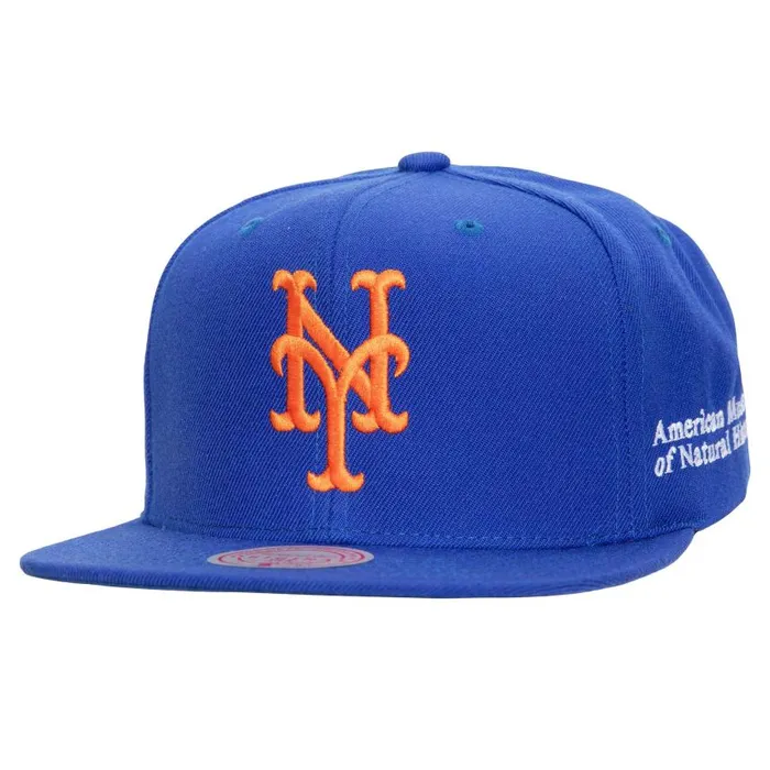 Mitchell and Ness AMNH Snapback New York Mets Men Hats and Headwear