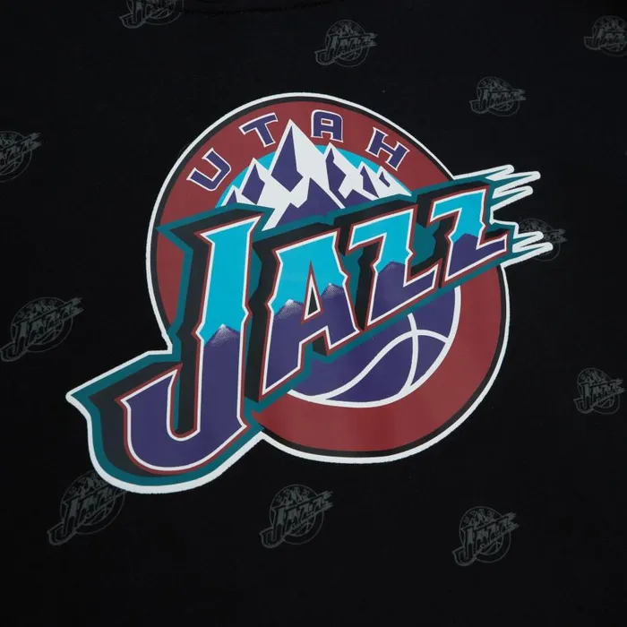 Mitchell and Ness AOP Fleece Hoodie Utah Jazz Men Hoodies and Sweatshirts Mitchell and Ness AOP Fleece Hoodie Utah Jazz Men Hoodies and Sweatshirts