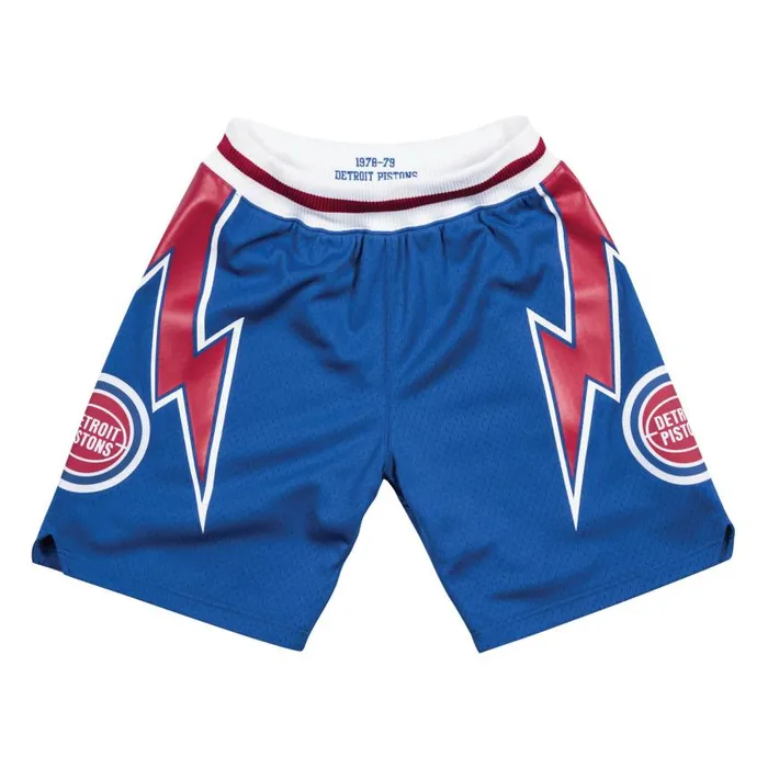Mitchell and Ness Authentic Detroit Pistons Road 197879 Shorts Men Shorts