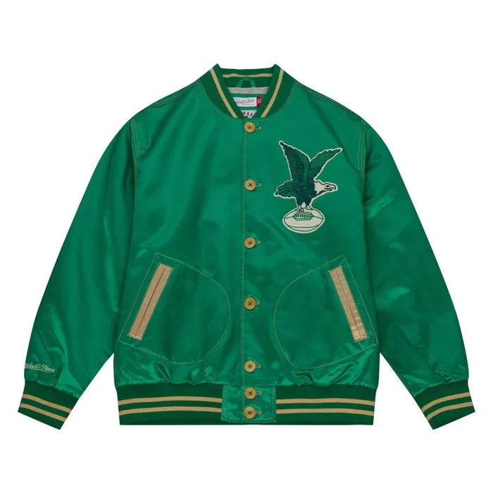 Mitchell and Ness Authentic Philadelphia Eagles 1938 Jacket Men Jackets and Outerwear